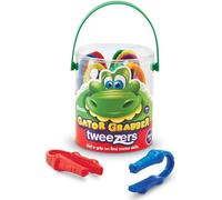 KALANKA-Pinces Alligator (Jeu de 12), Dès 2 Ans, Pinces de Motricité Fine, Activités Scientifiques Préscolaires, Idéal Crèche et Maternelle