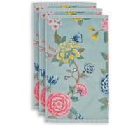 Kalanka-Pip Studio Good Evening Lot De 3 Serviettes Pour Invités Bleu 30 X 50 X 3 Cm