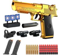 KALANKA-Pistolet Jouet Enfants,Mousse Soft Bullet Gun Jouet M416,Mousse Pistolet,rechargement Manuel,Soft Bullet Toy Gun Pistolet pour 12+ Cadeaux Enfants