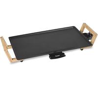 KALANKA-Plancha électrique, Barbecue electrique avec revêtement anti-adhésif, Gril de table pouvant jusqu'à 4 personnes, avec réglage de la température en continu, Asia Lounge, Couleur: noir