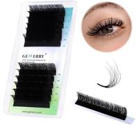 Kalanka-Plateau D`Extension Cils Double Couche De Cils En Éventail Russes En Soie Volumateurs Et Respectueux De L'environnement Faciles À Utiliser Noir 3d 5d 6d 8d Courbure(0.05mm-D-Mix13-18)