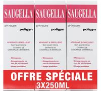 Kalanka-- Poligyn - Soin Lavant Intime - Ménopause - Soulage Les Désagréments Et Démangeaisons Intimes - Lot De 3x250ml
