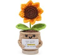 KALANKA-Pomme de Terre Positive au Crochet ¿ Positive Potato Fait Main ¿ Cadeau de Remerciement pour Collègue, Amie, Enseignante ¿ Anniversaire, Noël, Fête des Mères