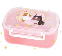 Kalanka-Pony Love 25270 - Boîte À Déjeuner Avec Insert - Sans Bpa - Sûre Et Légère - Avec Fermeture À Étrier - Pour Le Déjeuner, Le Petit-Déjeuner, La Maternelle - Pour Enfants À Partir De 2 Ans -