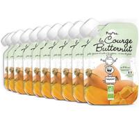 Kalanka-Popote - Purée De Courge Butternut Bio Texture Lisse Dès 4/6 Mois - Pack De 10 Gourdes X 120g