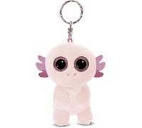 KALANKA-Porte-clés GLUBSCHIS Axolot Xomo 9cm Rose - Pendentif Animal avec Anneau métallique pour accrocher aux clés, à la Corde, au Sac et Plus Encore