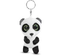 KALANKA-Porte-clés GLUBSCHIS Panda Peppino 9cm Blanc - Pendentif Animal avec Anneau métallique pour accrocher aux clés, à la Corde, au Sac et Plus Encore