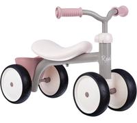 KALANKA-- Porteur Rookie Rose - Métal - Selle Incurvée - Roues Silencieuses - Coffre à Jouets - Premier Age - Dès 12 Mois