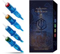 Kalanka-Poseidon V3 Aiguilles De Cartouche De Tatouage 30 Pcs Avec Membrane Cartouche De Sécurité Tatoueur Aiguilles De Tatouage Jetables Doublure Circulaire (1203rl)