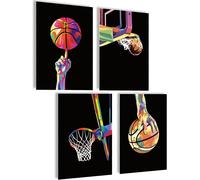 Kalanka-Poster De Basket-Ball - Cadeaux De Basket-Ball - Décoration D'anniversaire - Décoration De Basket-Ball - Poster De Sport - Images Pour Le Mur - Image De Basket-Ball (Poster De Basket-Ball)