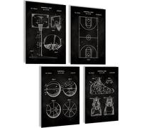 Kalanka-Poster De Basket-Ball - Cadeaux De Basketball - Décoration D'anniversaire - Basketball - Décoration De Chambre - Poster De Sport - Images Pour Le Mur - Image De Basketball (Brevet De