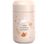 Kalanka-, Pot Bébé, Boîte Isotherme Pour Bébé 100% Inox. Maintient La Température Pendant Plus De 6 Heures. Hermétique, Fermeture À Vis. Qualité Et Résistance. 400 Ml. Wonderland, Rose