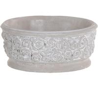 KALANKA-Pot Gris Ciment 26 x 26 x 11 cm