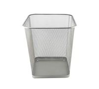 Kalanka-Poubelle Bureau 18l - Corbeille Papier En Treillis Métal Maille, Corbeilles Pour Bureau, Chambre, Poubelle Metal - Argent