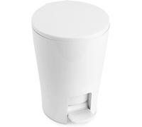 Kalanka-Poubelle De Salle De Bain Diabolo, 5l Capacité, Polypropylène, Intérieur Amovible, Sans Bpa, Blanc. Dimension 19 X 21 X 28,2 Cm