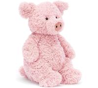 KALANKA-Poupée Peluche Piggy, Rose Cartoon Poupées en Peluche, Jouet pour Enfants, Jouet Peluche Mignon et Doux, Articles Décoration pour IA Maison, Idéal pour Cadeau d'anniversaire Garçon Fille