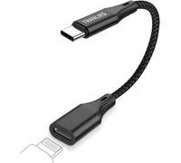 KALANKA-pour Lightning vers USB C Adaptateur 60W PD Charge Rapide et Transfert de Données pour Apple 15/16 - Noir
