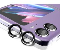 KALANKA-pour OPPO Find N2 Flip Caméra Arrière Protecteur,Verre Trempé Alliage D'aluminium Caméra Lentille Coque [Ultra Résistant], HD Protection écran pour OPPO Find N2 Flip - Noir