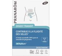 Kalanka-Pranarôm - Digestarom - Digest Transit - Fluidité Des Selles - Huile Essentielle De Gingembre Bio Et Psyllium - Vegan