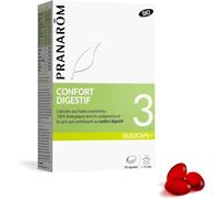 Kalanka-Pranarôm - Oléocaps 3 - Confort Digestif - Aux Huiles Essentielles Ciblées - Dont Gingembre, Menthe Poivrée, Cannelle De Chine, Citron & + - 100 % Naturelle Et Bio - Hect - 30 Capsules Prédos