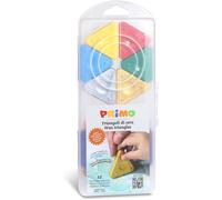 Kalanka-Primo - Crayons De Cire Colorés Avec 12 Couleurs Pour Enfants +3 Ans, Résistants Et Durables En Forme De Triangle, Couleurs Intenses Pour Papeterie Et Activités Créatives, Ne Salit Pas Les Ma