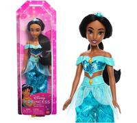 KALANKA-Princesses Disney Poupée Jasmine articulée avec tenue scintillante et accessoires dont chaussures et diadème, Jouet Enfant, Dès 3 ans, HLW12