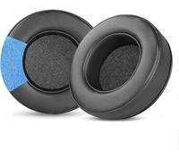 KALANKA-Pro C/Y80B Coussinets de rechange compatibles avec casque OneOdio Studio Wireless Pro C/Y80B - Coussinets en cuir protéiné épais - Mousse à mémoire de forme - Noir
