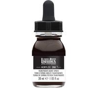 KALANKA-Professional Encre Acrylique Flacon Avec Pipette 30 ml Terre Dombre Brulée Transparente
