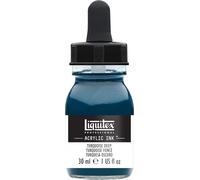 KALANKA-Professional Encre Acrylique Flacon Avec Pipette 30 ml Turquoise Foncé