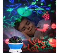 Kalanka-Projecteur De Veilleuse Dinosaure Rotatif Avec 3 Modes, Veilleuse Sensorielle Pour Chambre D'enfant Et Tout-Petit, Alimentation Usb