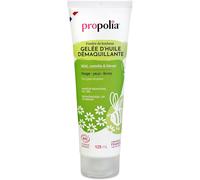 Kalanka-Propolia - Bio - Gelée D'huile Démaquillante - Visage, Yeux & Lèvres - Nettoyage En Douceur, Hydratation & Apaisement - Miel, Camélia & Bleuet - Fabriquée En France - Tous Types De Peaux - Tu