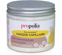 Kalanka-Propolia - Bio - Masque Capillaire - Nourrit Et Hydrate Les Cheveux Secs Et Abimés - Miel, Beurre De Karité & Huile D¿Avocat - Fabriqué En France - 200 Ml