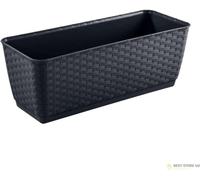 KALANKA-Prosper Plast Drl500pw-440u 49.2 x 17.2 x 17.4 cm "Ratolla" PW Pot de fleurs ¿ Marron foncé (12 pièces)