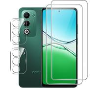 KALANKA-Protecteur d'écran pour Oppo A5 4G/5G/OPPO A5m Verre Trempé,¿2+2¿ Protection de l'appareil Photo et Film de Protection du Verre,Dureté 9H, Anti-Rayures