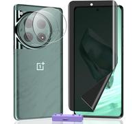 Kalanka-Protection D'¿¿Cran Pour Oneplus 12, 1+2 Pi¿¿Ces Tpu Anti-Spy Prot¿¿Ge ¿¿Cran Et Cam¿¿Ra Lentille Protecteur Film, Anti-Rayures, Privacy Protecteur ¿¿Cran