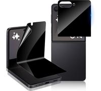 Kalanka-Protection D'écran Anti Espion Pour Samsung Galaxy Z Flip 7, 1 Pièces Tpu Flexible Écran Interne Privacy Film, 1 Pièces Lunette Arrière Verre Trempé, Verre Anti Rayures, Anti-Pétrole