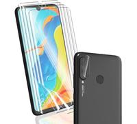KALANKA-Protection d'écran pour Huawei P30 Pro Non-Verre Trempé, 4 Pièces Protection d'écran Film Flexible + 1 Pièces Arrière Caméra Verre Trempé, Haute définition pour Huawei P30 Pro