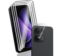 KALANKA-Protection d'écran pour OPPO Reno13 Pro, 3 Pièces Verre Trempé + 1 Pièces Arrière Caméra Verre Trempé, Dureté 9H Glass/Haute définitionpour OPPO Reno 13 Pro Protection d'écran