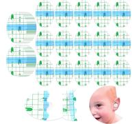 Kalanka-Protection Oreille Piscine Enfant 60 Pcs Cache Oreille Piscine Enfant Avec Centre Absorbant Double Protection Et Étanche Efficace, Protège Oreilles Transparents Ultra Fins Pour Natation