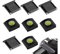 KALANKA-Protège Griffe avec Niveau à Bulle, 8 pièces, Cache Griffe Flash pour Appareil Photo, Protection pour Griffe de Sabot, Couverture de Chaussure Chaude, Couvertures de Chaussure pour Flashs