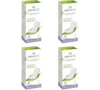 Kalanka-Protège Slips 100% Coton Bio Certifié Pour Peaux Sensibles Plat Non Plié 4 Paquets De 24 Unités