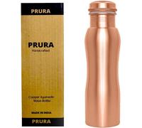 Kalanka-Prura Bouteille D'eau En Cuivre Pur Ayurvédique Anti-Fuite 900ml/30oz Motif 3
