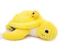 Kalanka-Ptipotos By Sauvenou Tortue Maman/Bebe Bleu - Peluche Bébé Toute Douce - Idée Cadeau De Naissance - 29cm, Jaune