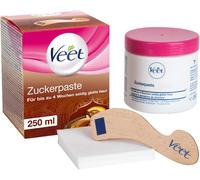 Kalanka-Pure Pâte À Sucre Parfumée À La Fleur De Vanille ¿ Pâte De Sucre Pour L'épilation Du Corps Et Du Visage ¿ 1 X 250 Ml Avec Spatule En Bois Et Bandes De Tissu