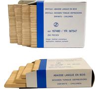 Kalanka-Purewax 200 Spatules Fines En Bois (4x50) Pour Épilation À La Cire, Visage Et Parties Sensibles