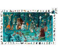 KALANKA-Puzzle Carton L'Orchestre (35 Pièces) - Dès 3 Ans - Développe Compétences d'Observation - Illustrations Animaux Qui Jouent de la Musique - 61 x 38cm - avec Poster & Carton Durable