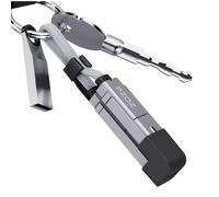 KALANKA-PZOZ 4-en-1 porte clés Charge Cable USB C vers USB C Rapide Câble Multi Fast ChargeType C Nylon Tressé, Charger Combo Lightning/Type C/USB A Ports pour iPhone 16 15 14 13 pro max MacBook (140