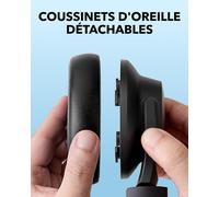 KALANKA-Q11i Casque Bluetooth sans Fil par Anker, Basses Profondes, 60h d'autonomie, Audio Hi-Res, Coussinets détachables, et Connexion multipoint pour Une expérience sonore optimale