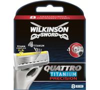 Kalanka-- Quattro Titanium Précision - Lames De Rasoir Pour Homme - Pack De 8