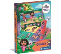 KALANKA-- Quizzy Dora l'Exploratrice dès 3 Ans - Jeu Éducatif Interactif pour Enfants - Apprentissage Ludique avec Cartes Illustrées - Idée Cadeau Éveil et Langage